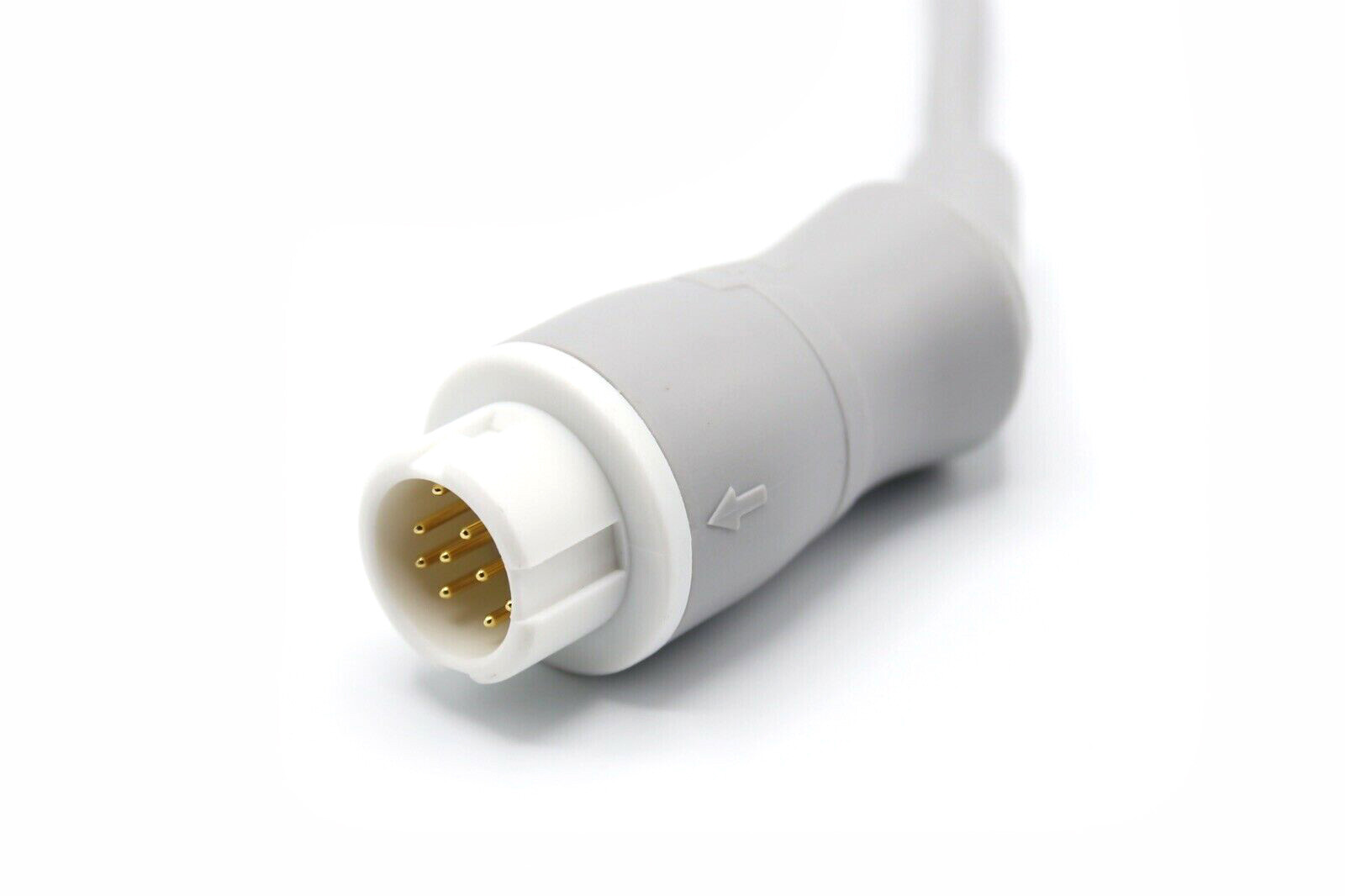 Philips 12 pin 5 Leads Snap ECG EKG Cable Agilent, Heartstart, Intellivue