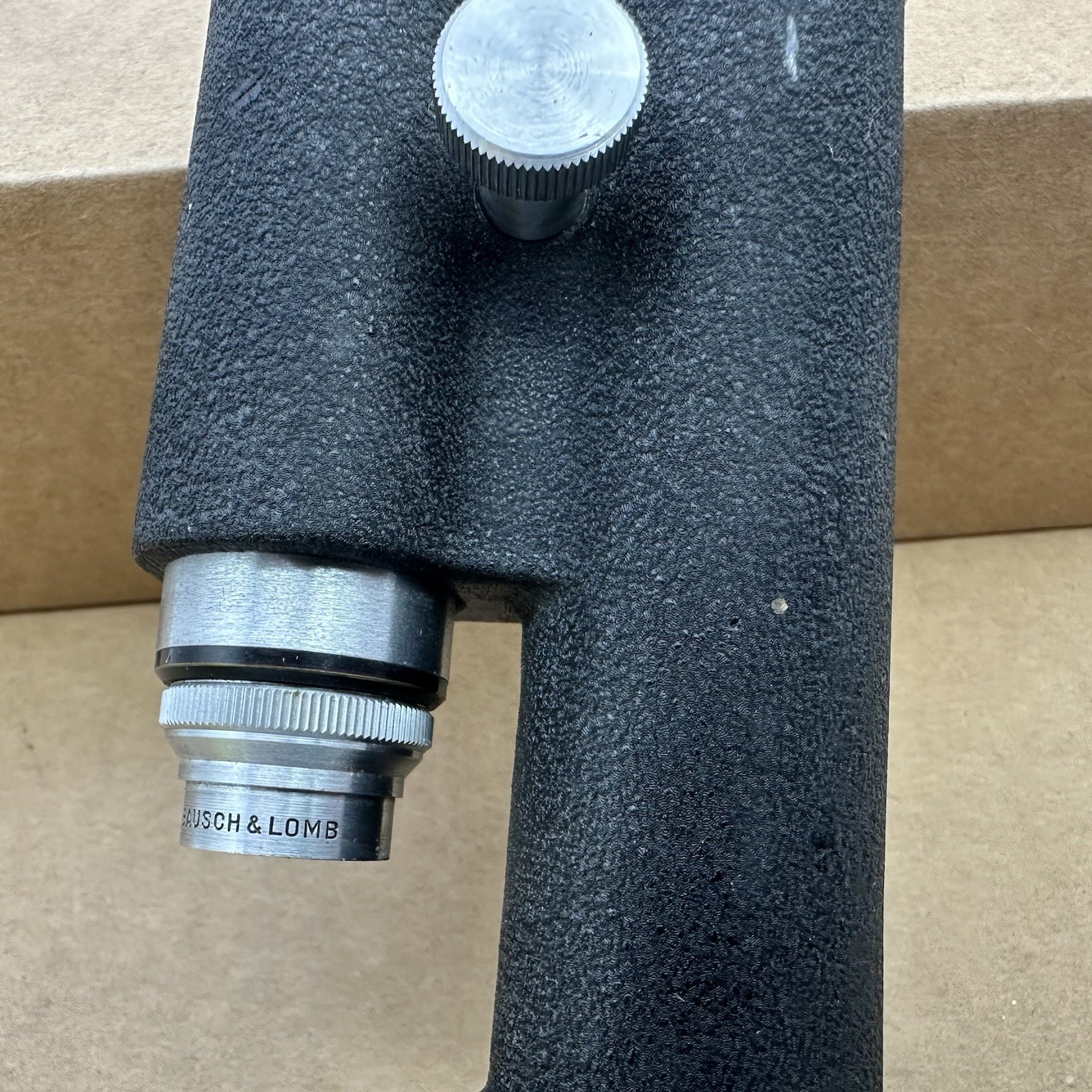 Vintage Bausch & Lomb Shop Field Microscope 40X / 32MM 0.10 Rochester USA