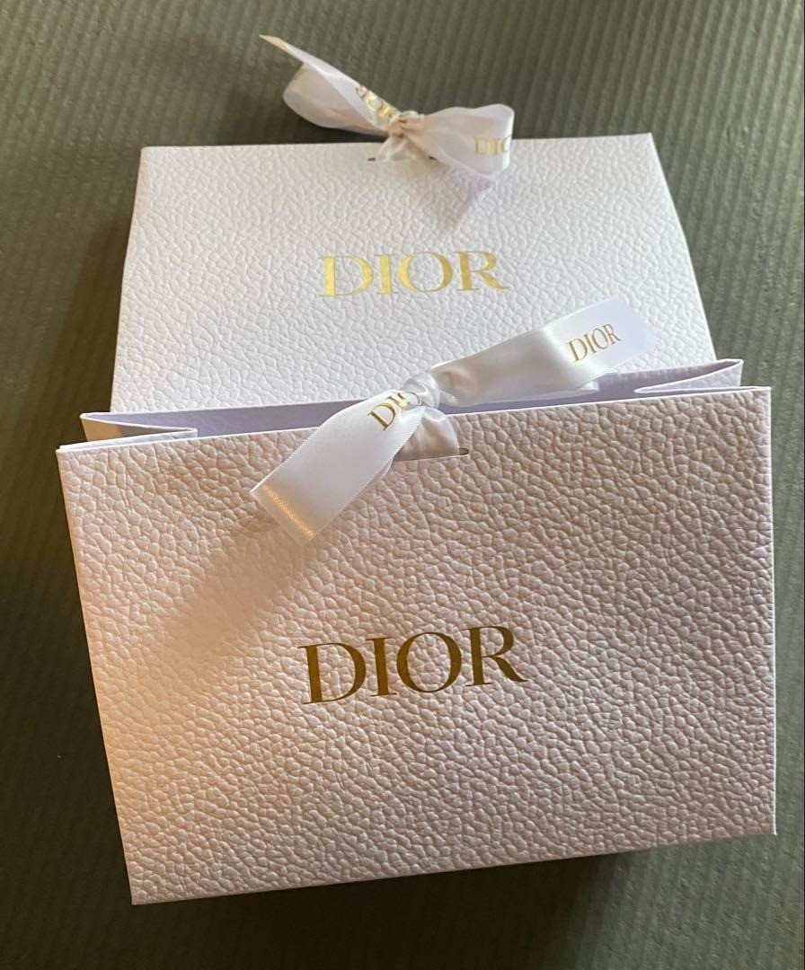 [Set of 9] Authentic Dior Limited Multicolor Gift Shopping Paper Bags w/Ribbons