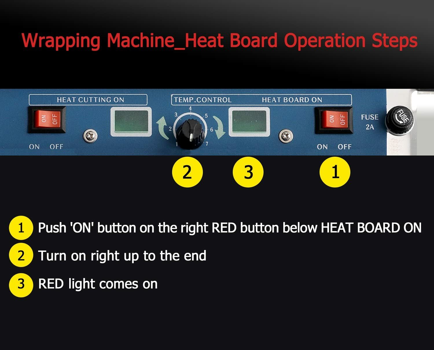 VTS 20 Inch / 500 mm Hand Wrapping Machine Film Wrapper for Food Pack