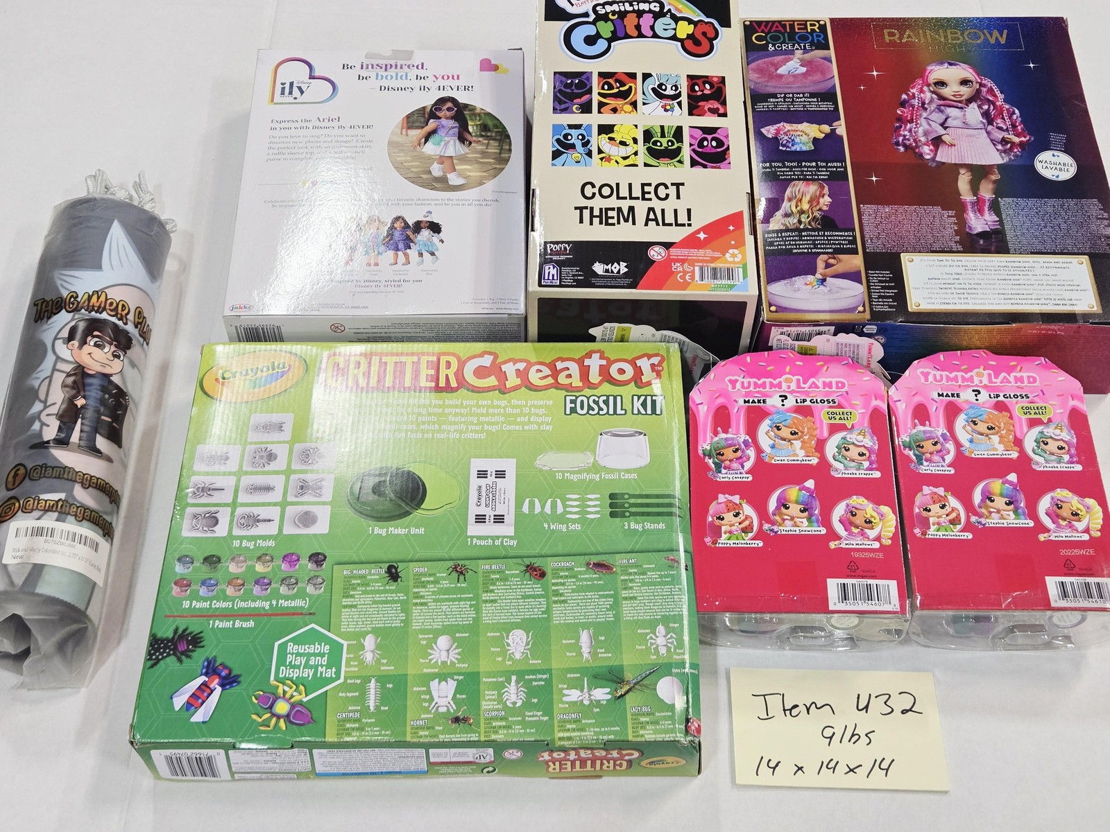 Kids Toy Bundle Crayola Critter Creator Rainbow High Doll Yummiland Lot New