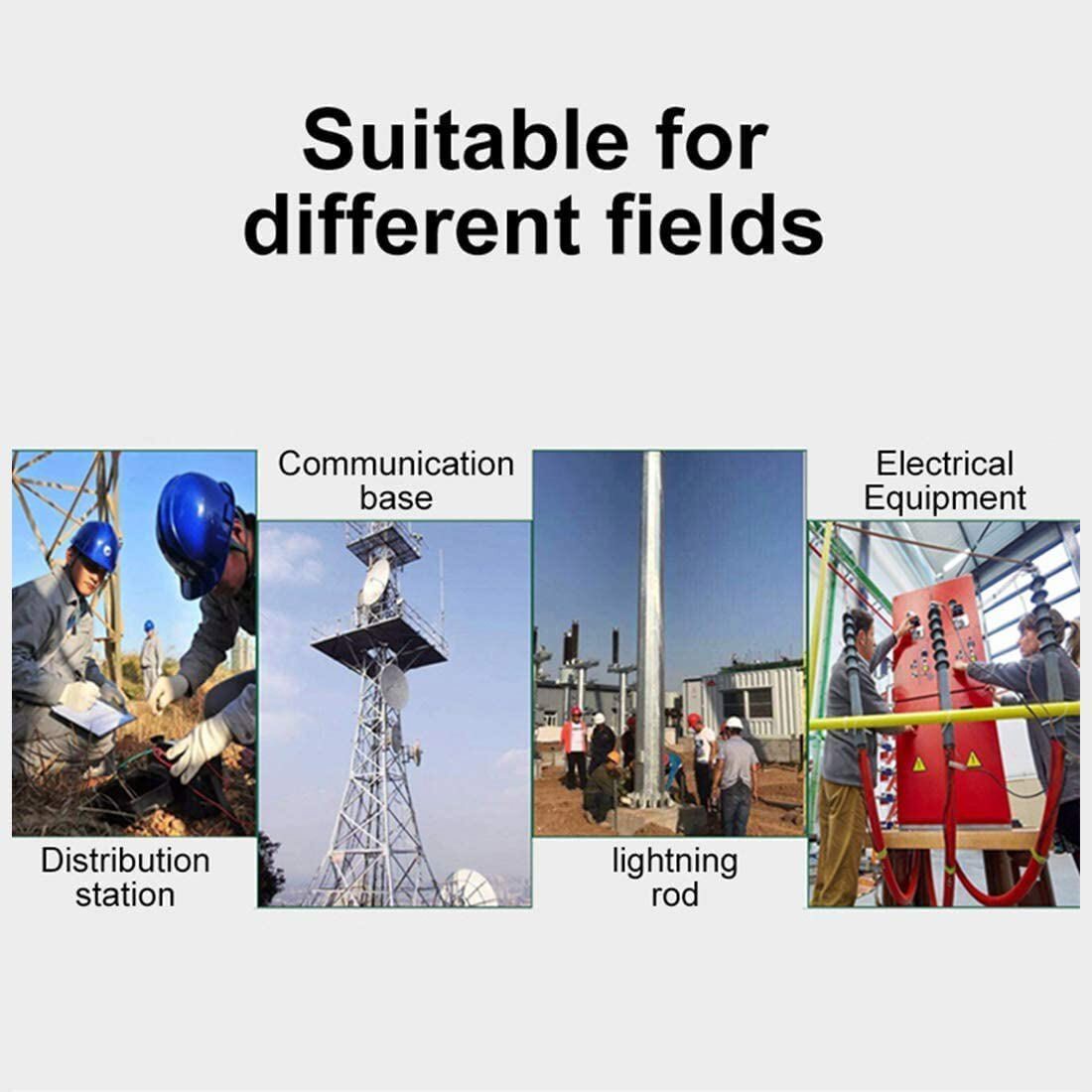 Digital Earth Ground Resistance Tester Megger MegOhmmeter Meter 0~20/200/2000Ω