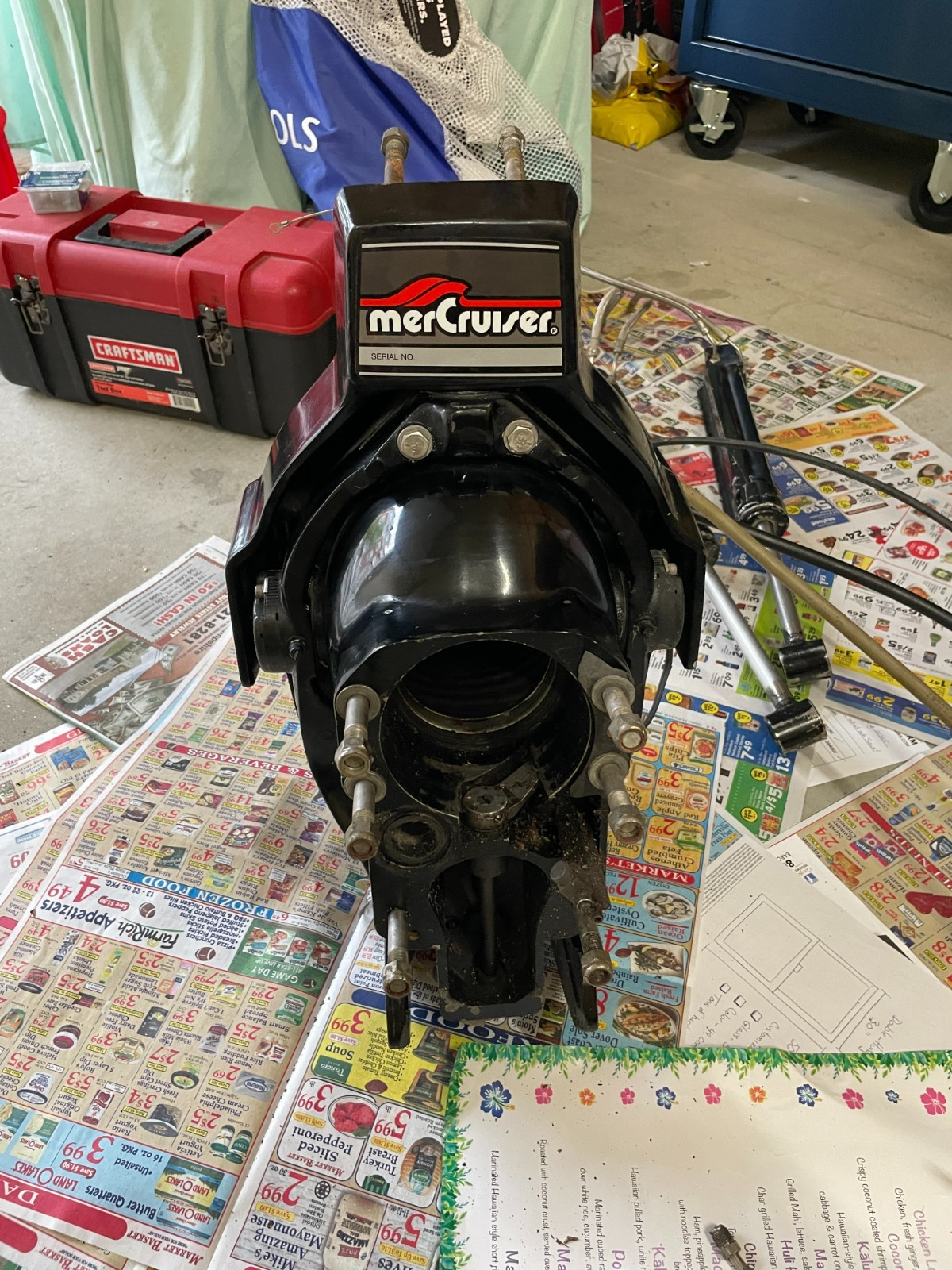 FRESHWATER LOW HRS Mercruiser Alpha One Gen 2 Gimbal Housing Transom Assembly