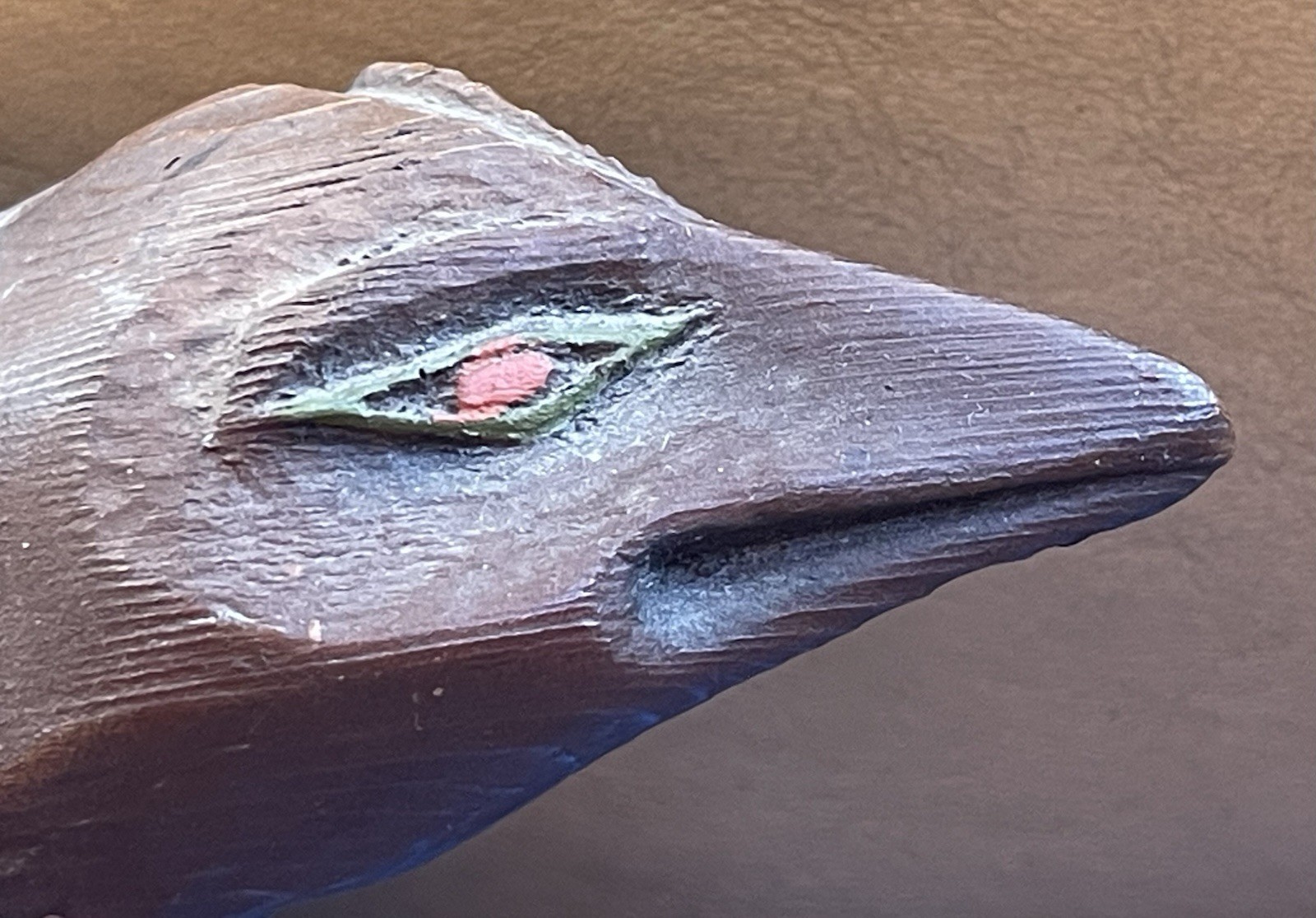 Antique Northwest Coast Carved Reproduction Grease Bowl, Estate Collection