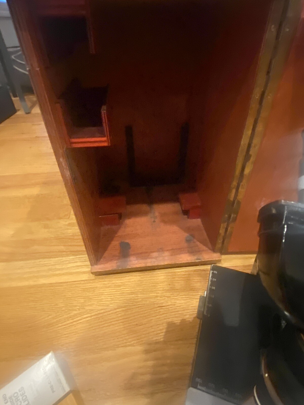 Vintage STEINDORFF BERLIN Binocular Microscope w Accessories & Wooden Case LOOK!