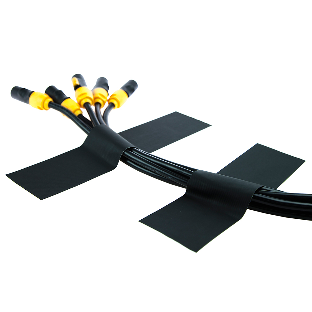 12x MPROW Gafffun Gaffer Tape 3" 180' Black Matte (No residue) Gaff 60 Yards