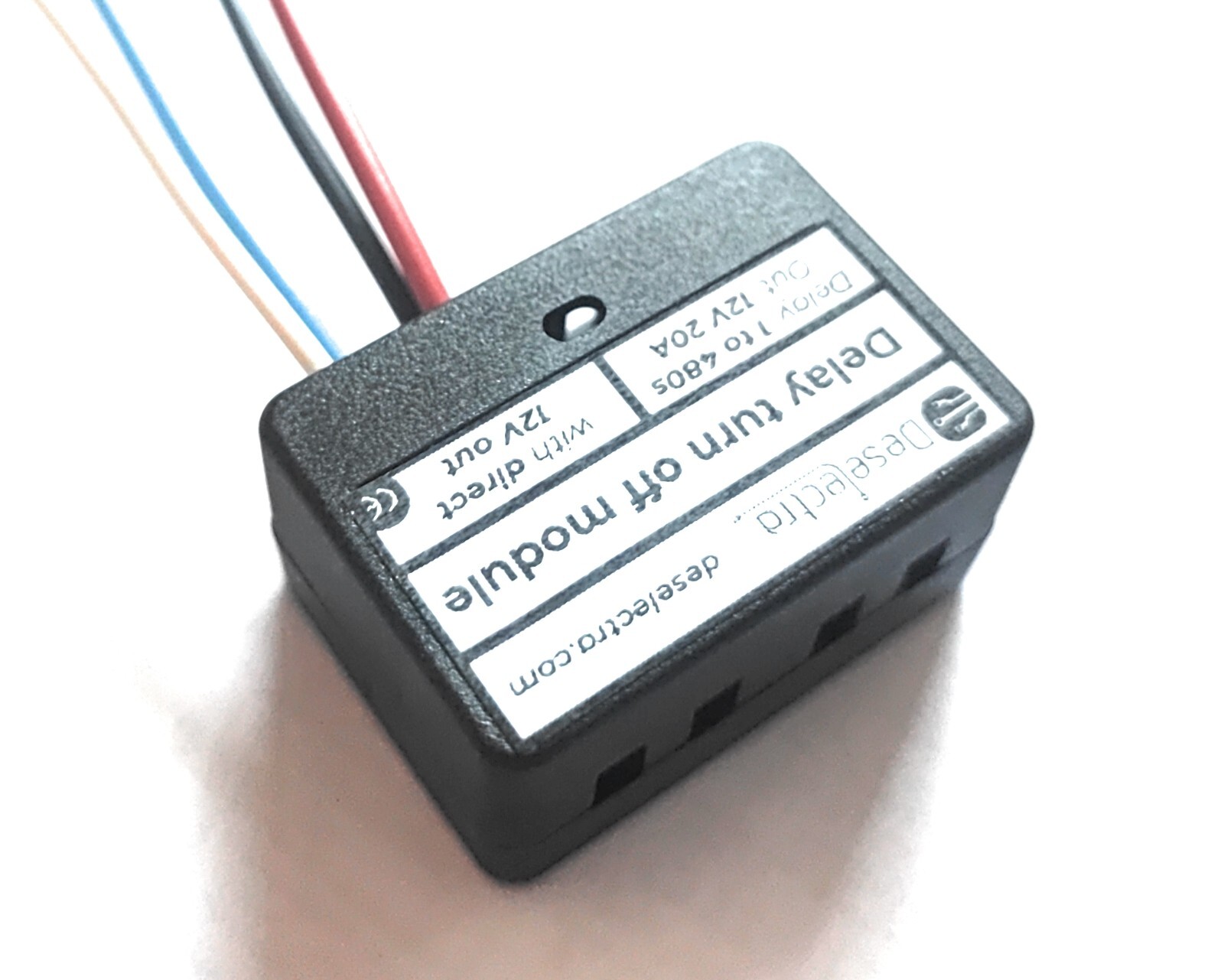 Car direct 12V out car timer switch time relay 1-480 sec kit delay off box 20A