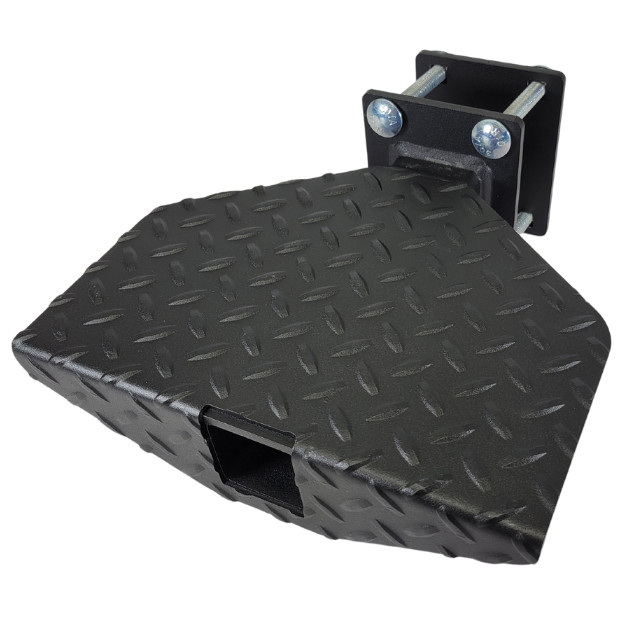 Heavy-Duty Boat Trailer Step - No-Drill Installation, Anti-Slip Large Platform