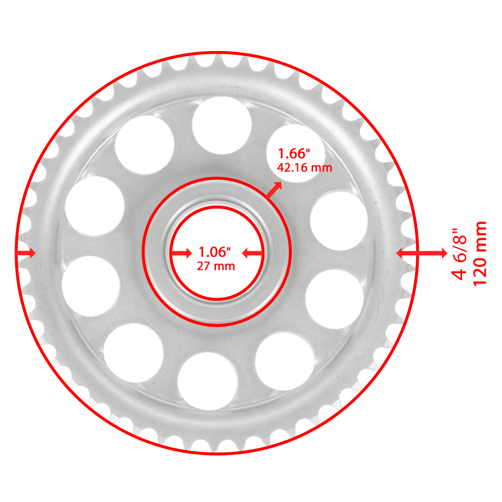 Clutch One Way Sprag Sprocket Gear for Kawasaki Ninja 500 500R EX500 1987-2009