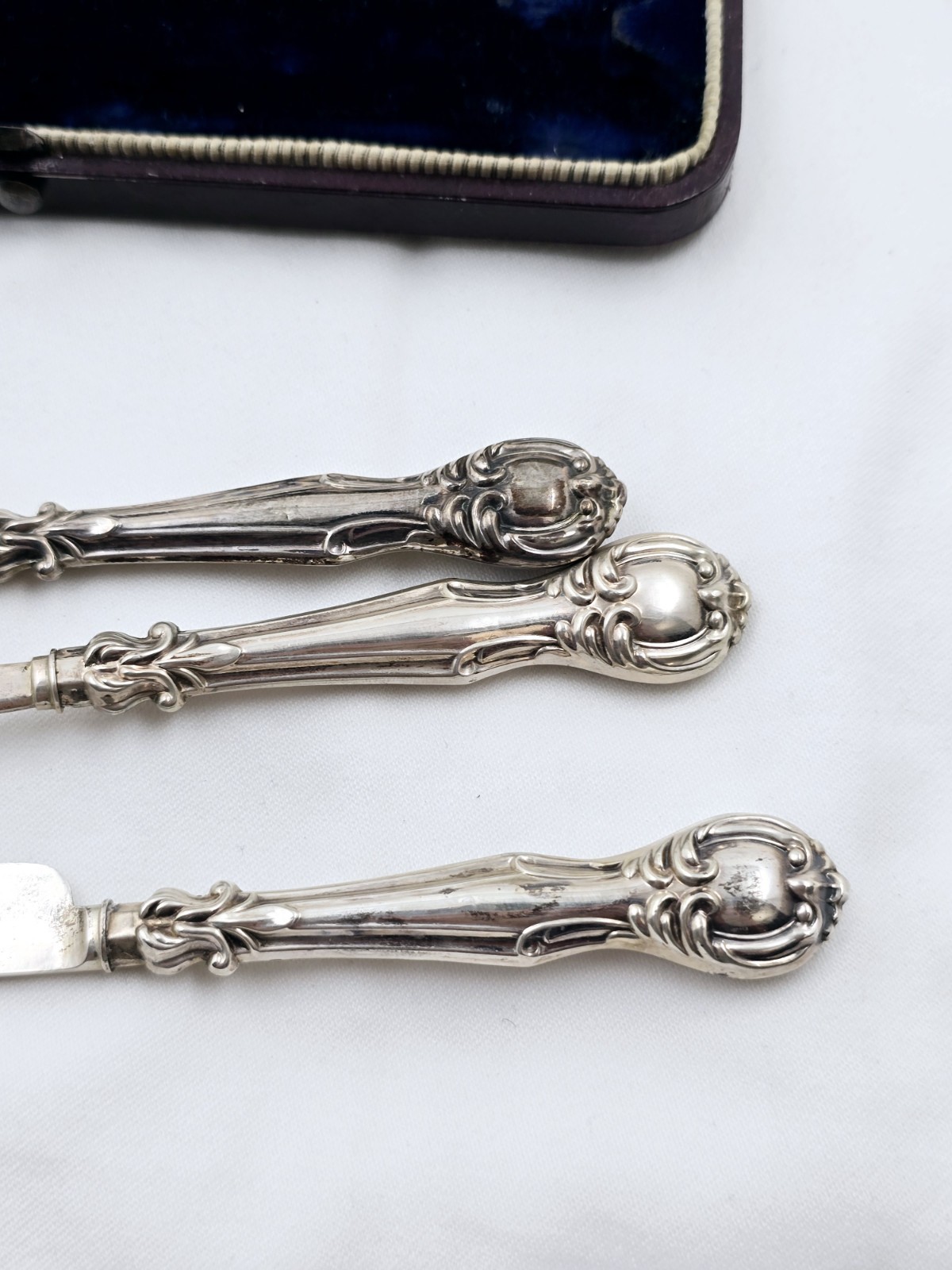 Antique English Sterling Christening Set