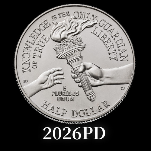2026 P&D Semiquincentenial Half Dollar Uncirculated BU 2 Coins PRESALE May 5