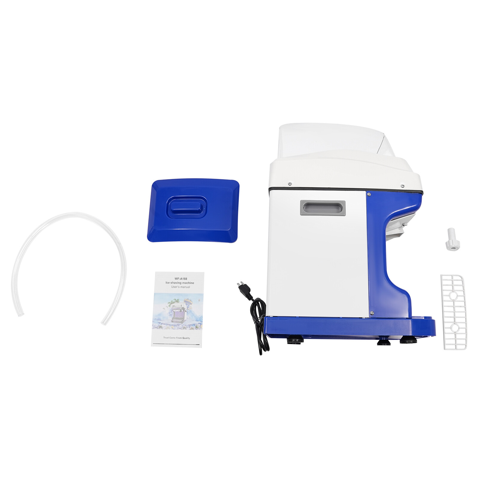 220.46-264.55LBS/H Commercial Ice Shaver Electric Snow Cone Machine Ice Crusher