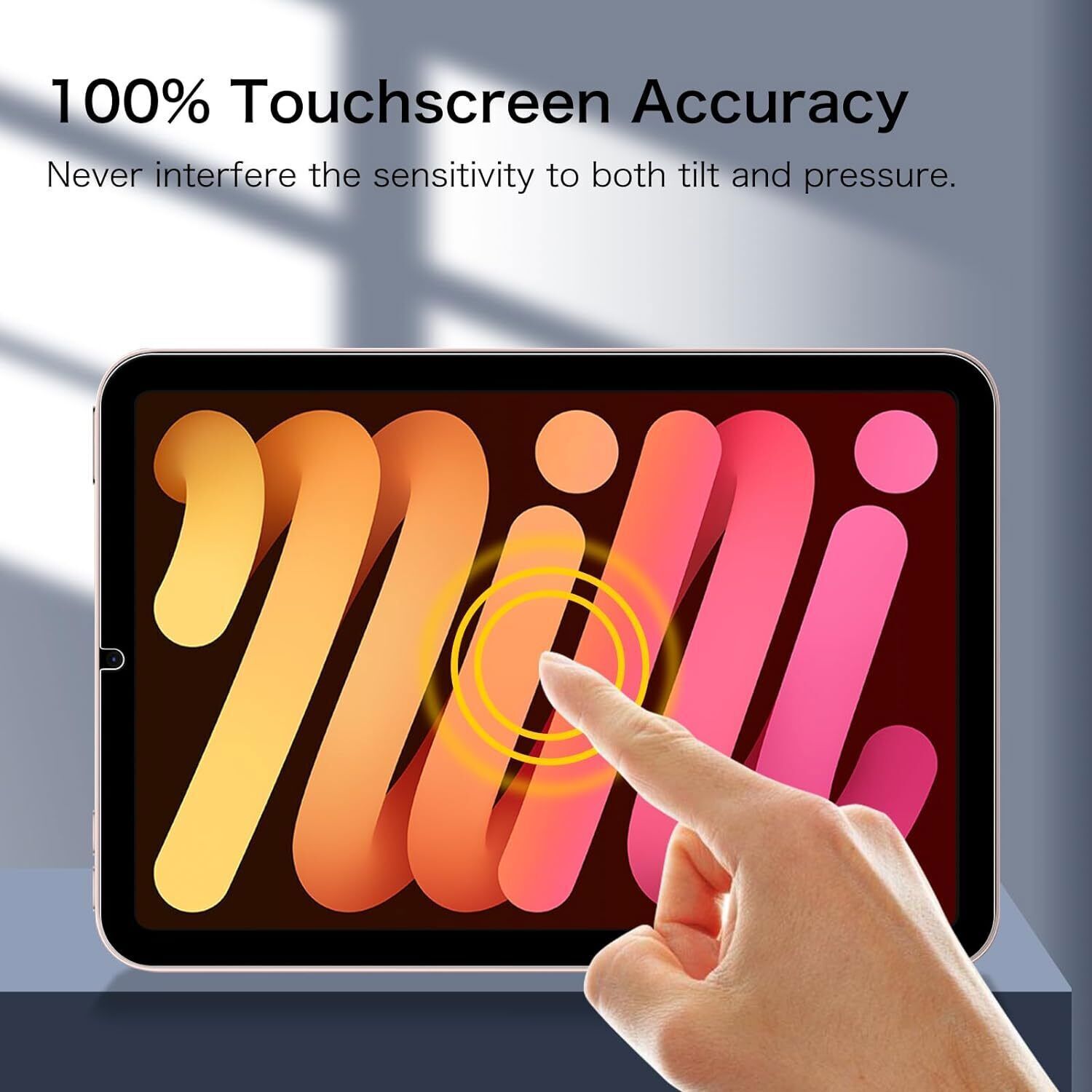 [2 Pack] Tempered Glass Screen Protector for iPad Mini 6th Generation (2021)