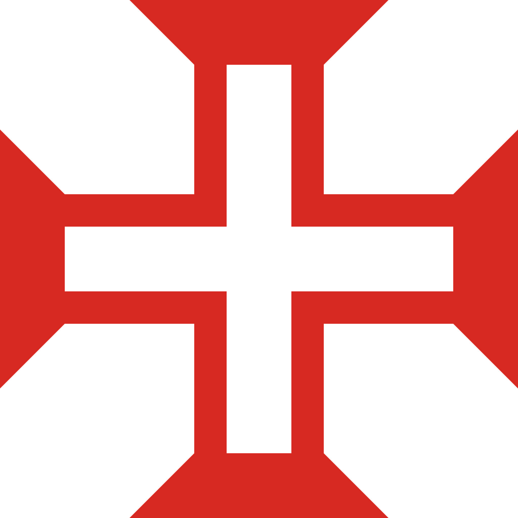 Patch with the symbols of the Order of Christ, the Army of Our Lord Jesus Christ