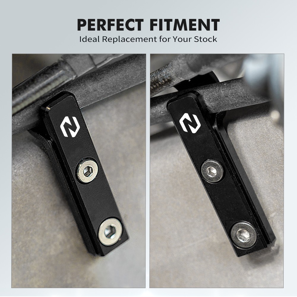 NICECNC Brake Line Cable Clamp For Yamaha Raptor 700 700R YFM700 2009-2026 Black