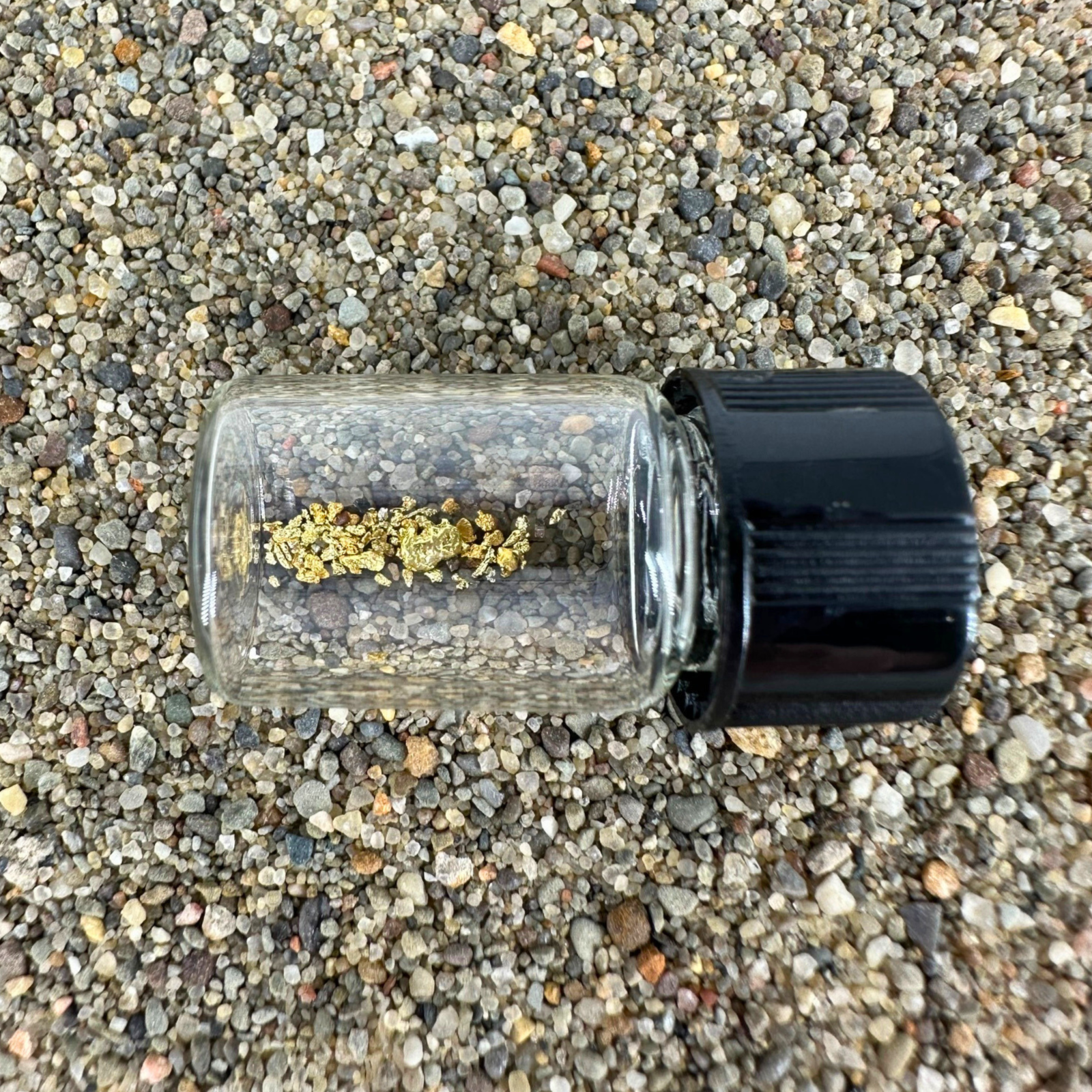 Gold Paydirt 7.5 OZ Unsearched Guaranteed Gold +Vial - GEORGIA Dredge Pay dirt