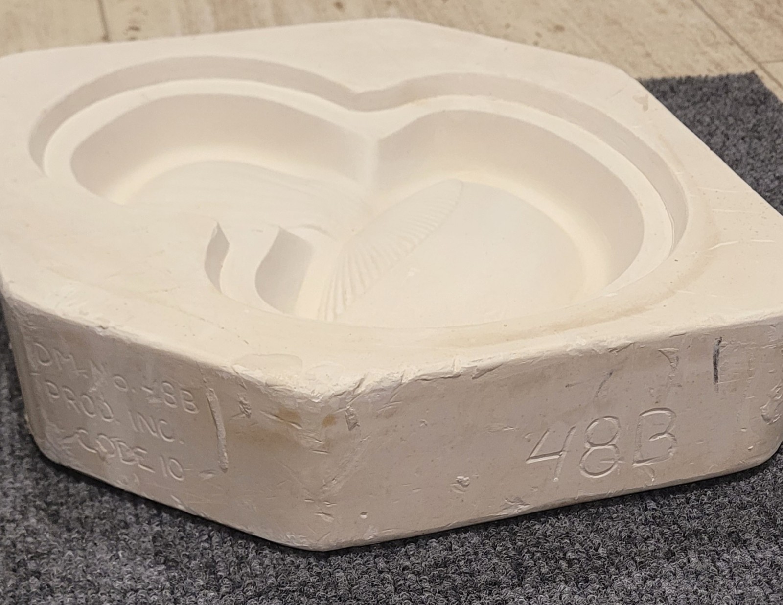 Duncan Ceramic Slip Casting Mold *Mushroom Spoon Rest* DM 483