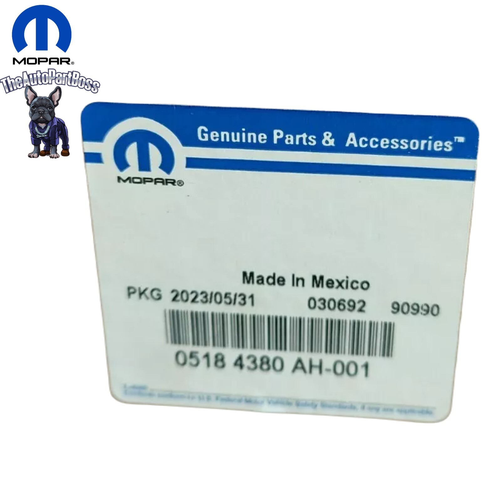 11-24 3.6L Intake Camshaft, Right Side Genuine Mopar 05184380AH