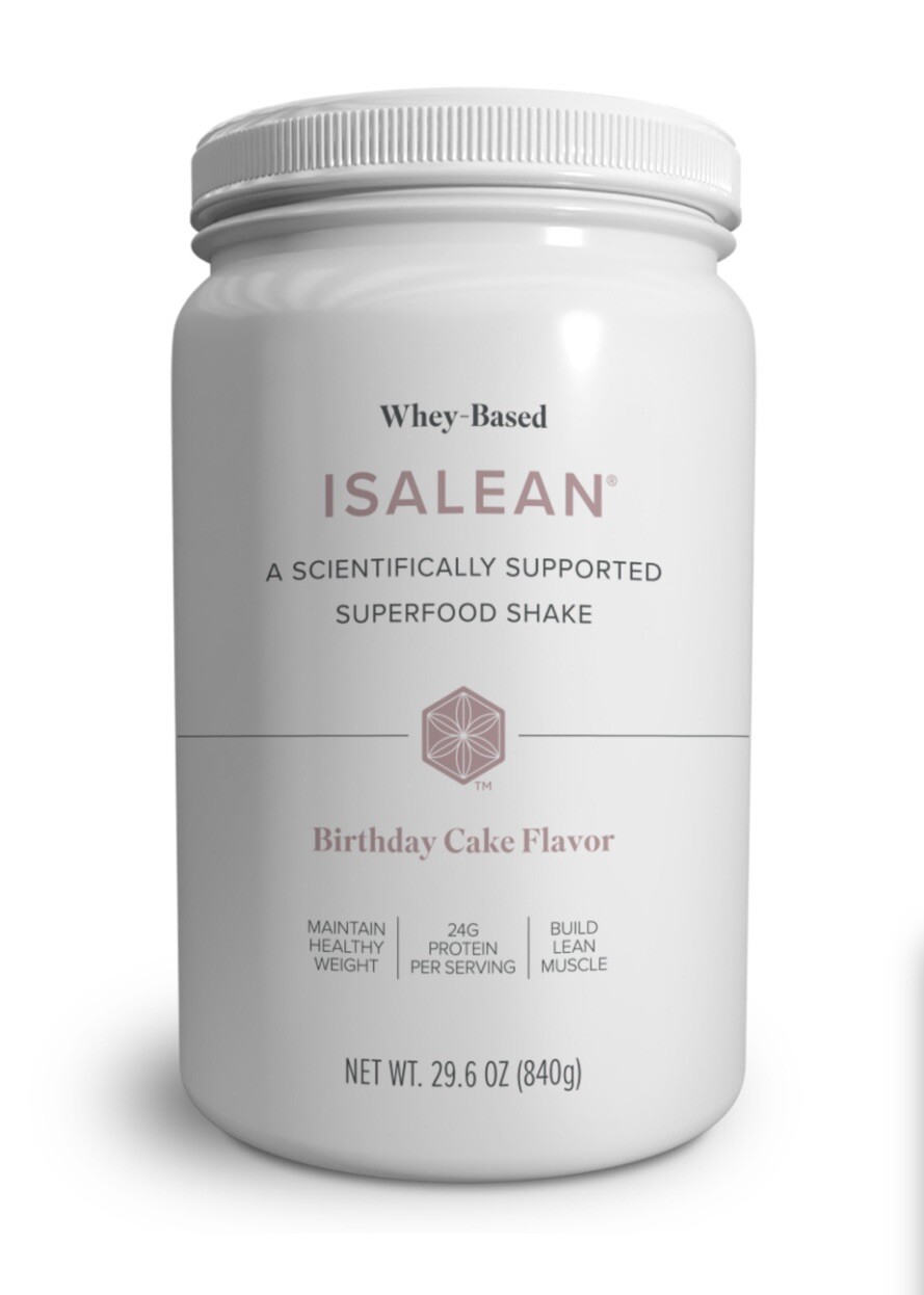 Isagenix Isalean Birthday Cake Shake 29.6 Oz Exp 8/24 Free Priority Shipping