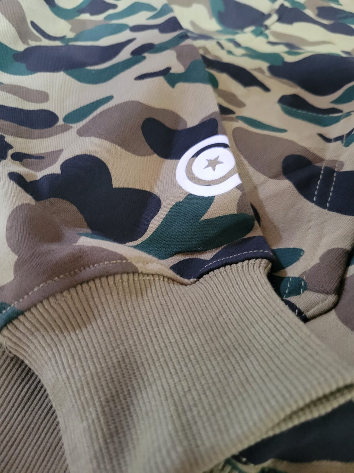 Camo Shark Full Zip Hoodie READ DESCRIPTION.