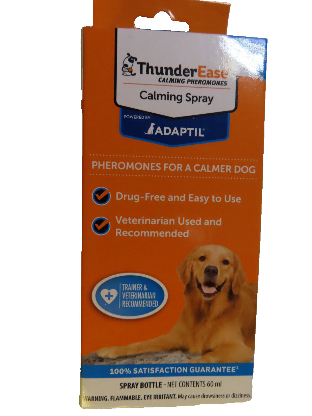 ADAPTIL THUNDEREASE DOG CALMING SPRAY BOTTLE 60 ml  BRAND NEW