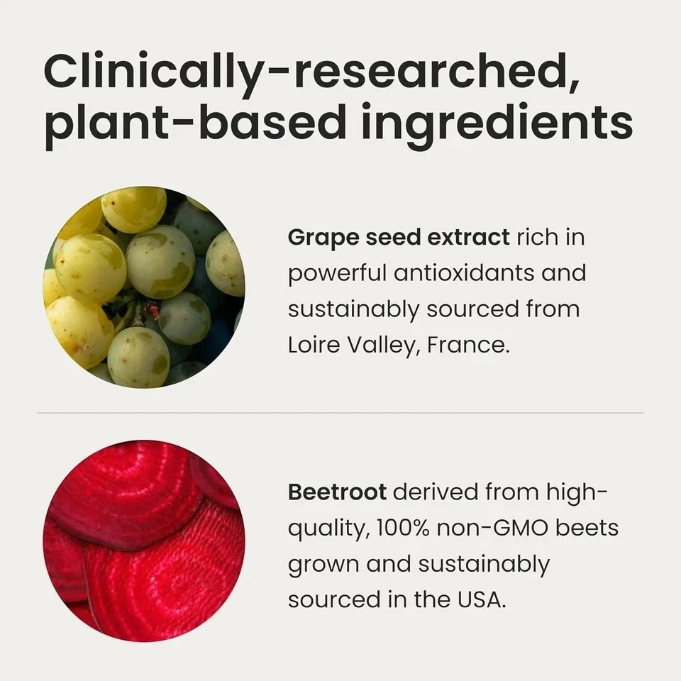 Humann SuperBeets Heart Chews: Nitric Oxide & Blood Pressure Support, 60 Count