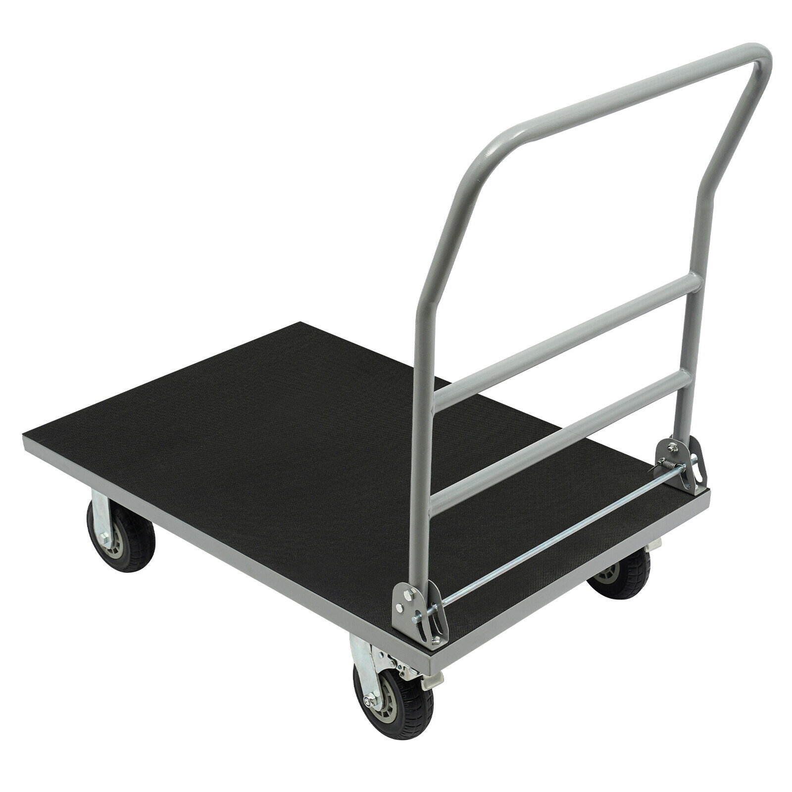 Platform Truck Trolley Foldable Platform Cart 2200lb with 4 Wheels for Warehouse