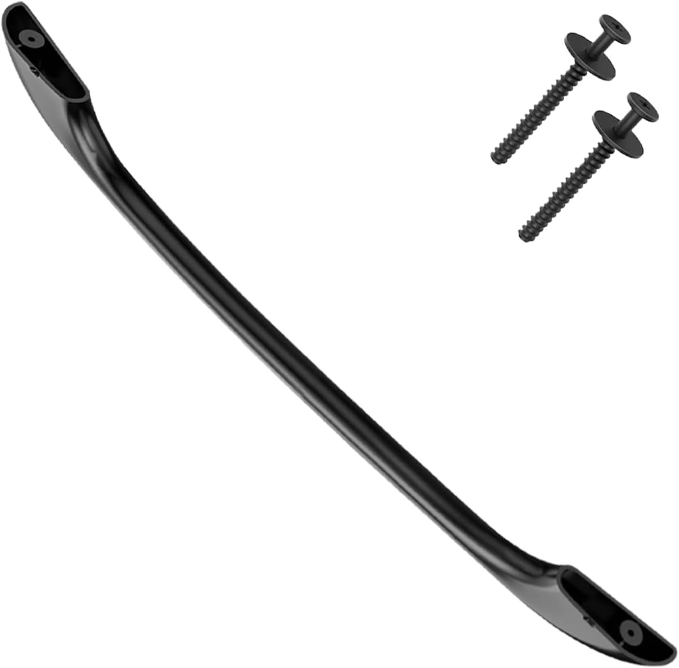Black Handle Compatible with Frigidaire Kenmore Wall 5304458312 with 2 Screws
