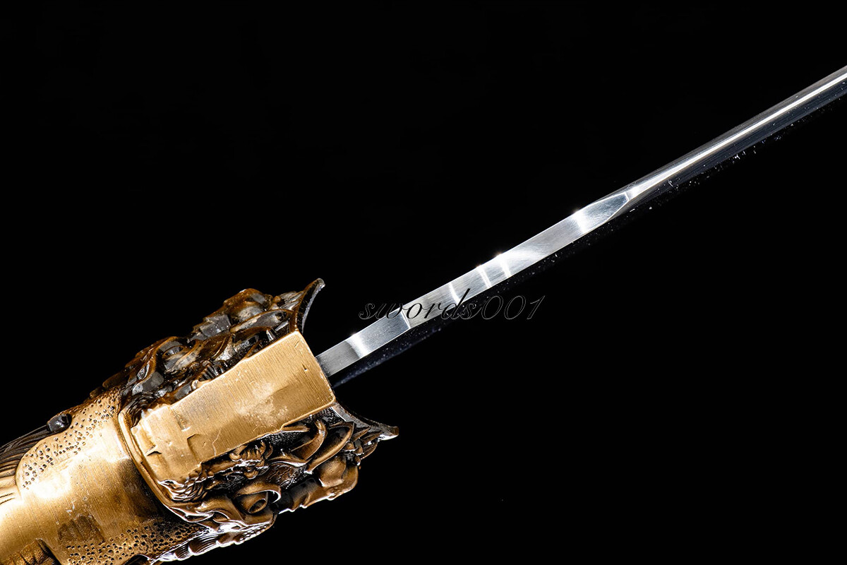 67'' Hunting Sharp High Manganese Steel Spear Head Blade Sword Long Steel Handle