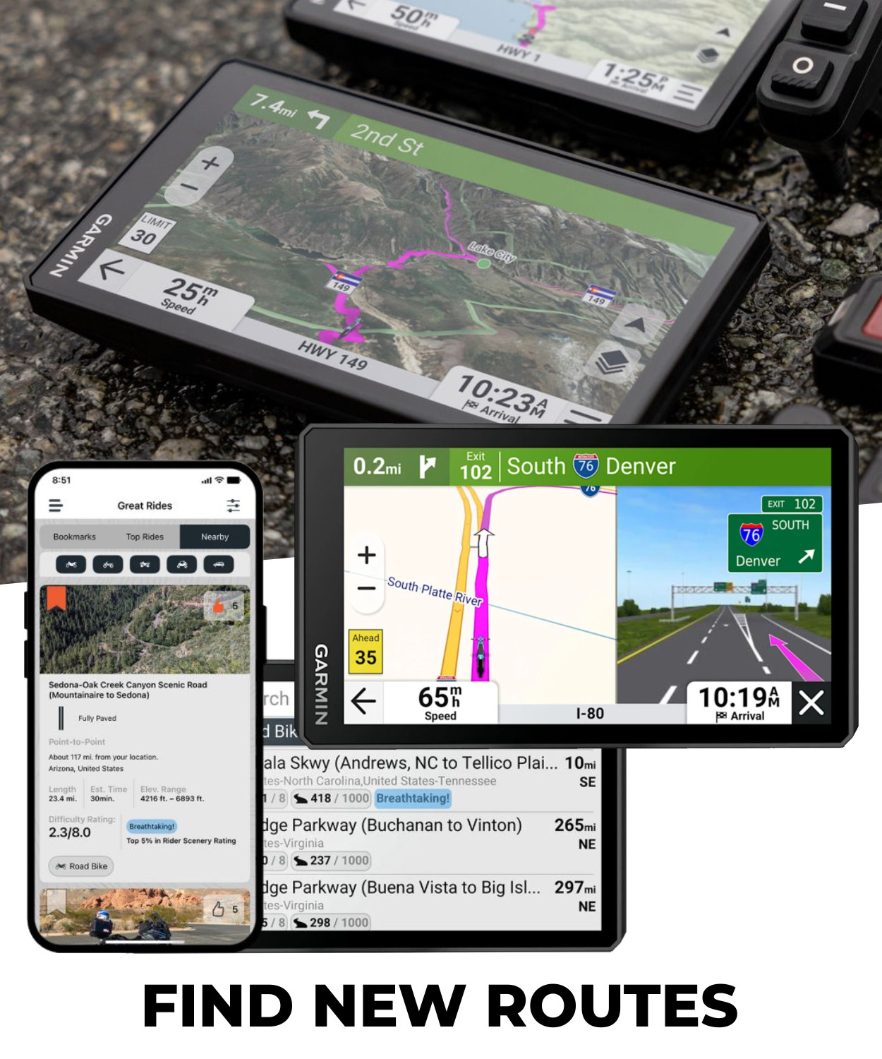 Garmin Zumo XT3 Rugged Motorcycle GPS Navigator 6'' Display