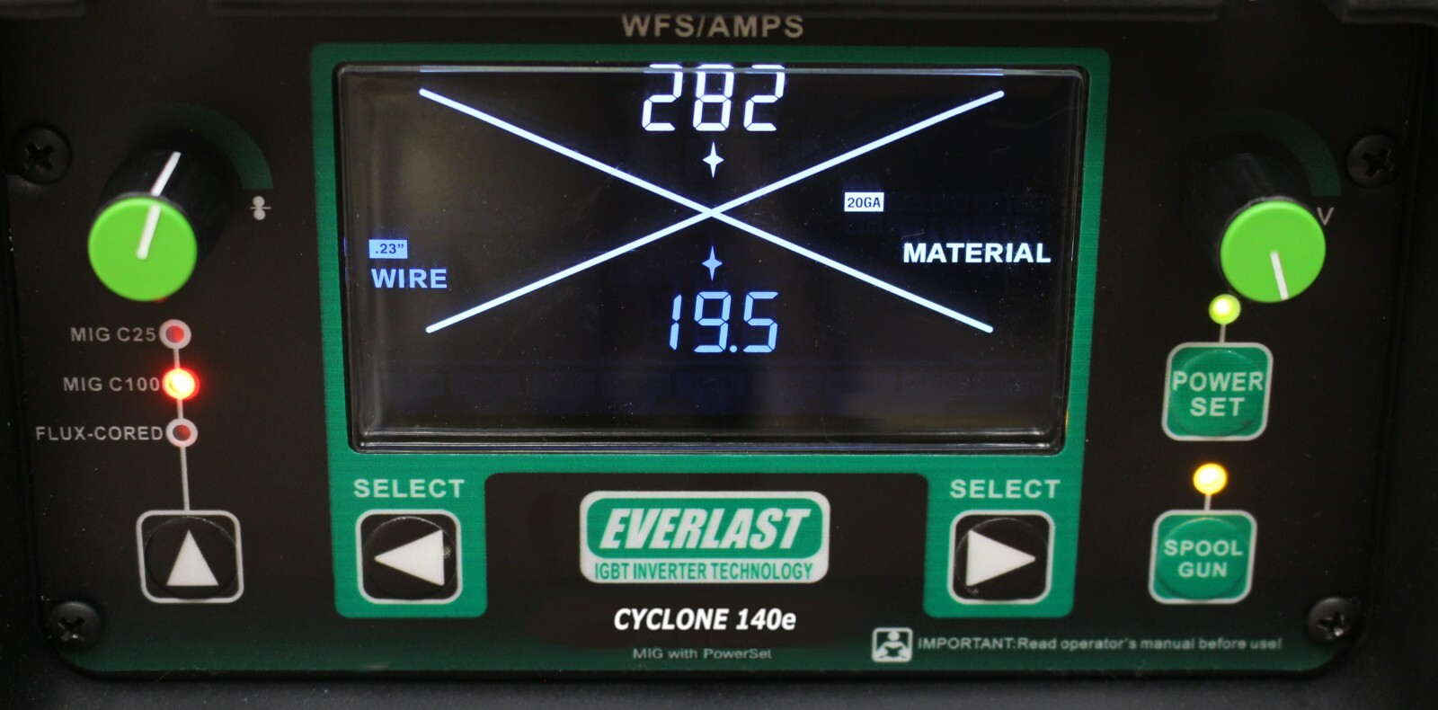 NEW Everlast Cyclone 140E MIG Welder 110v can do Flux Core 140Amp portable