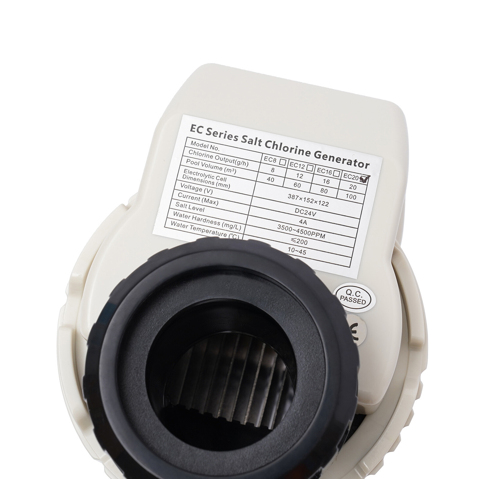 Complete Salt Water Pool Chlorine Generator System for 26000 Gallon Chlorinator