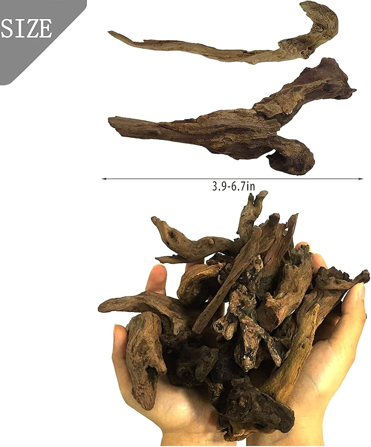 Aquarium Driftwood 10 PCS Natural Wood Driftwood Branches Habitat Decor