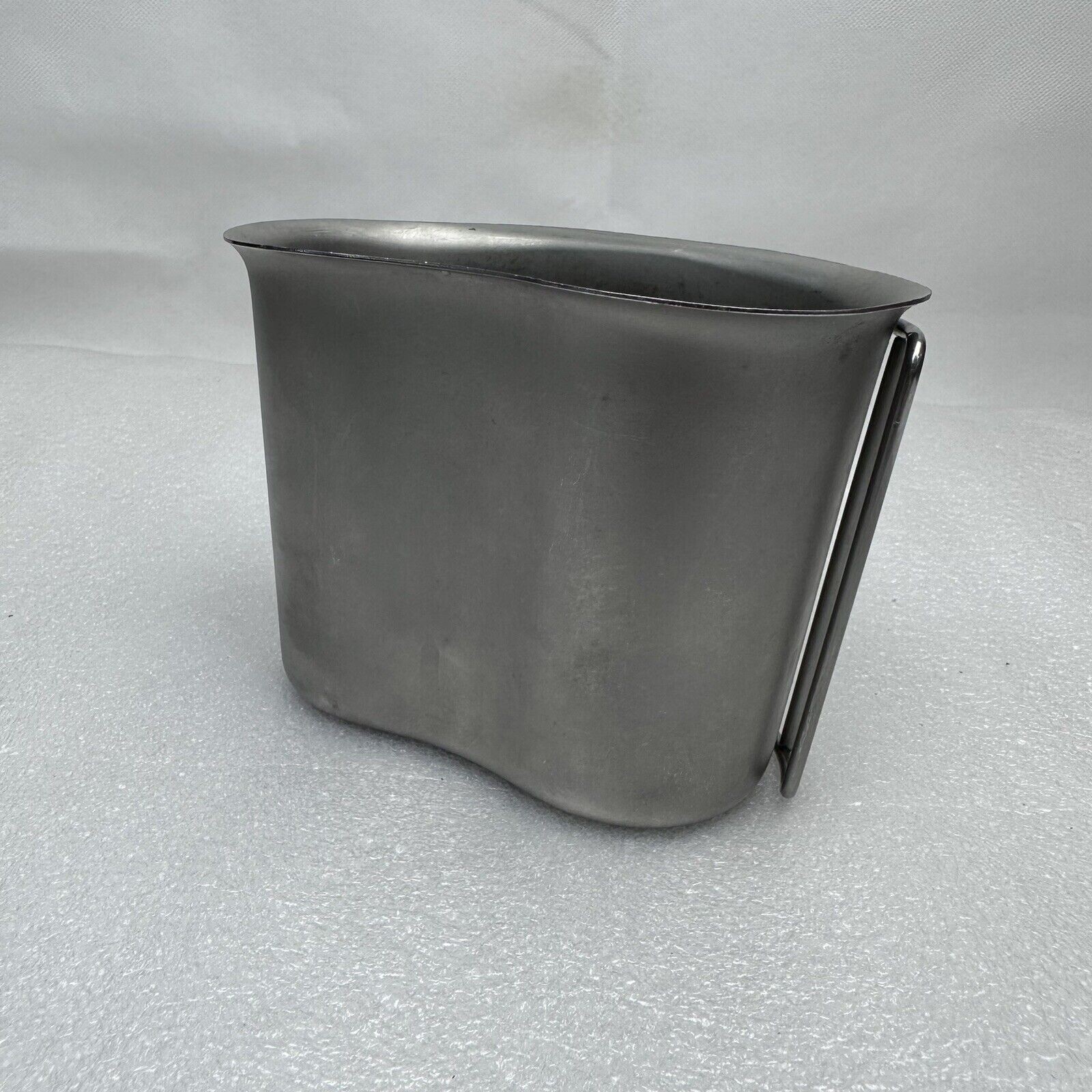 US Military Surplus USGI Stainless Steel 1 Qt Canteen Cup EXCELLENT Made in USA