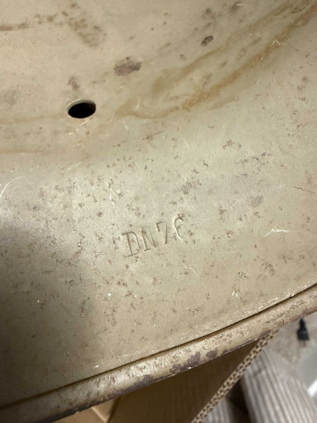 WWII WW2 German M42 Helmet Shell Norweigan Capture Decal Size 64 DN76