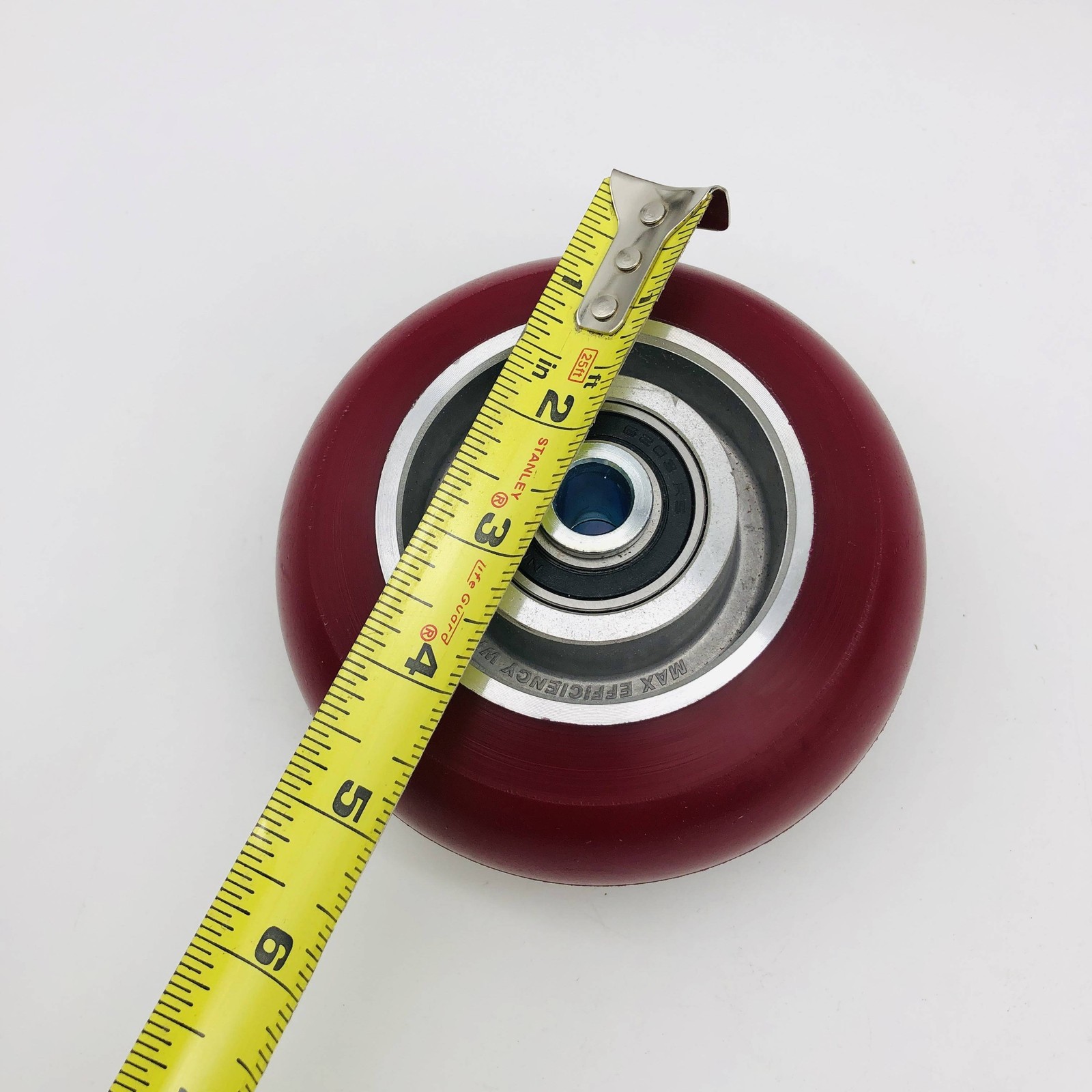 2pk Colson CG-Max Caster Wheel 5 x 2 Polyurethane On Aluminum Maroon 1000lb Capa
