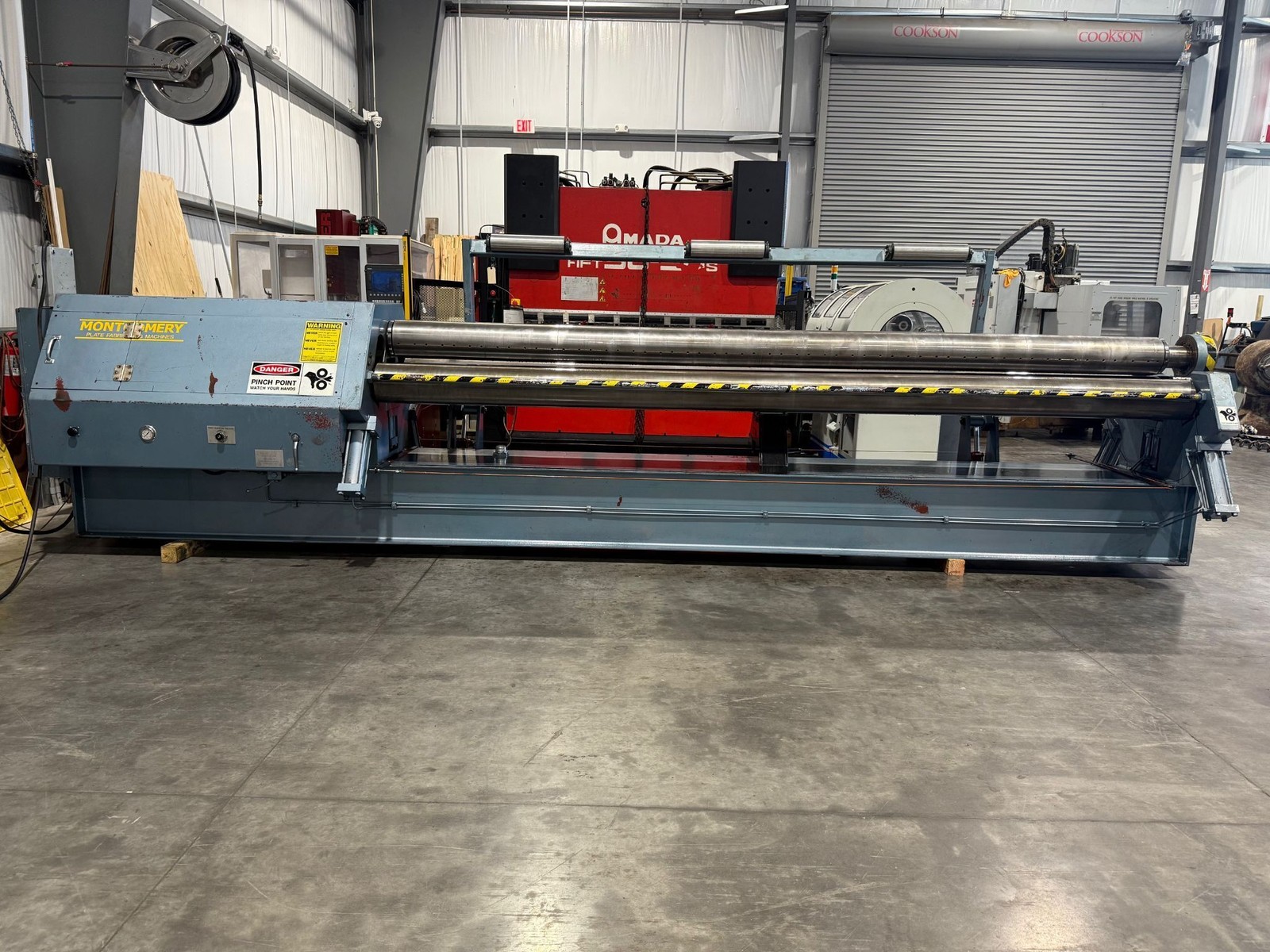 MONTGOMERY 4R-16810 14’ x 10 Gauge 4-Roll Plate Bending Roll #7659