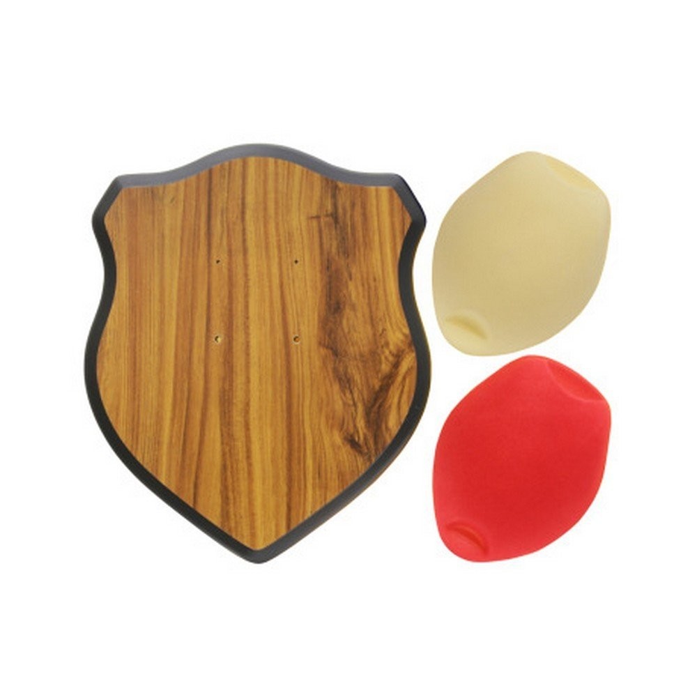 Hunters Specialties Deer Antler Mounting Kit With Wood Plaque, Skull Cover 00639