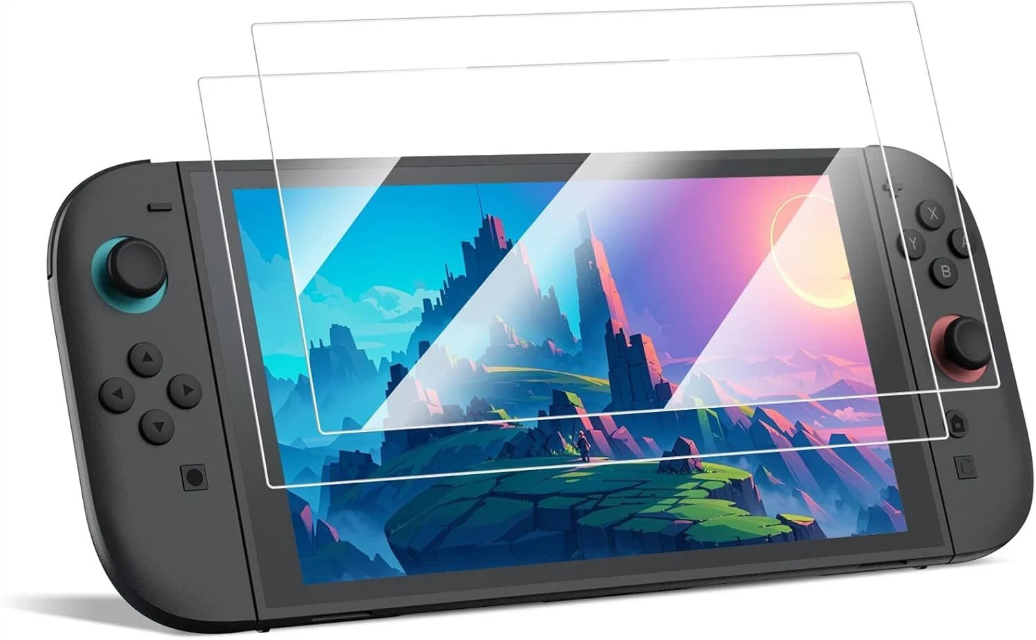 2-Pack Screen Protector for Nintendo Switch 2 (2025) Tempered Glass Clear Film