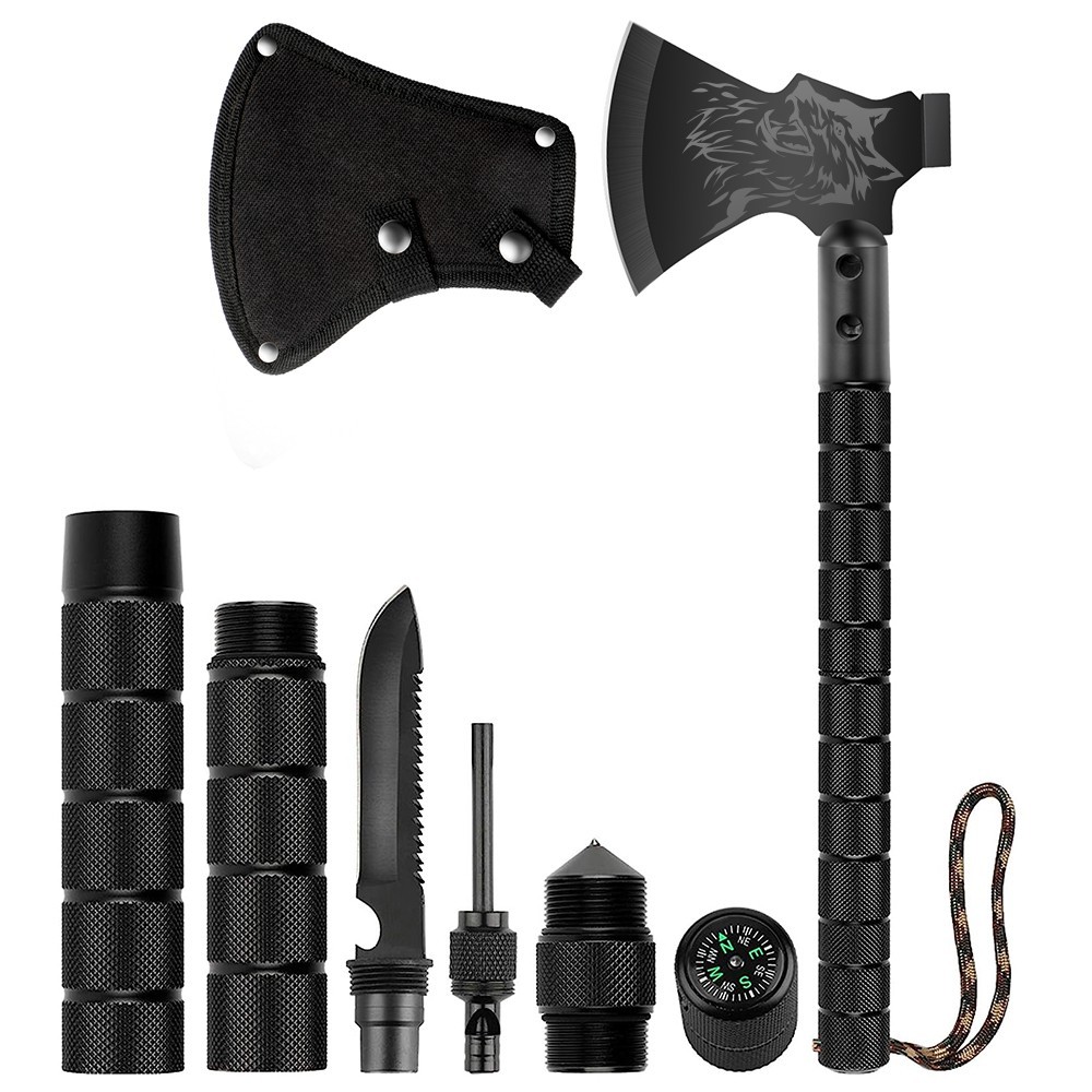 3-in-1 Multi-Tool Survival Axe Kit (3 Models)-Professional-Grade Camping Axe Kit