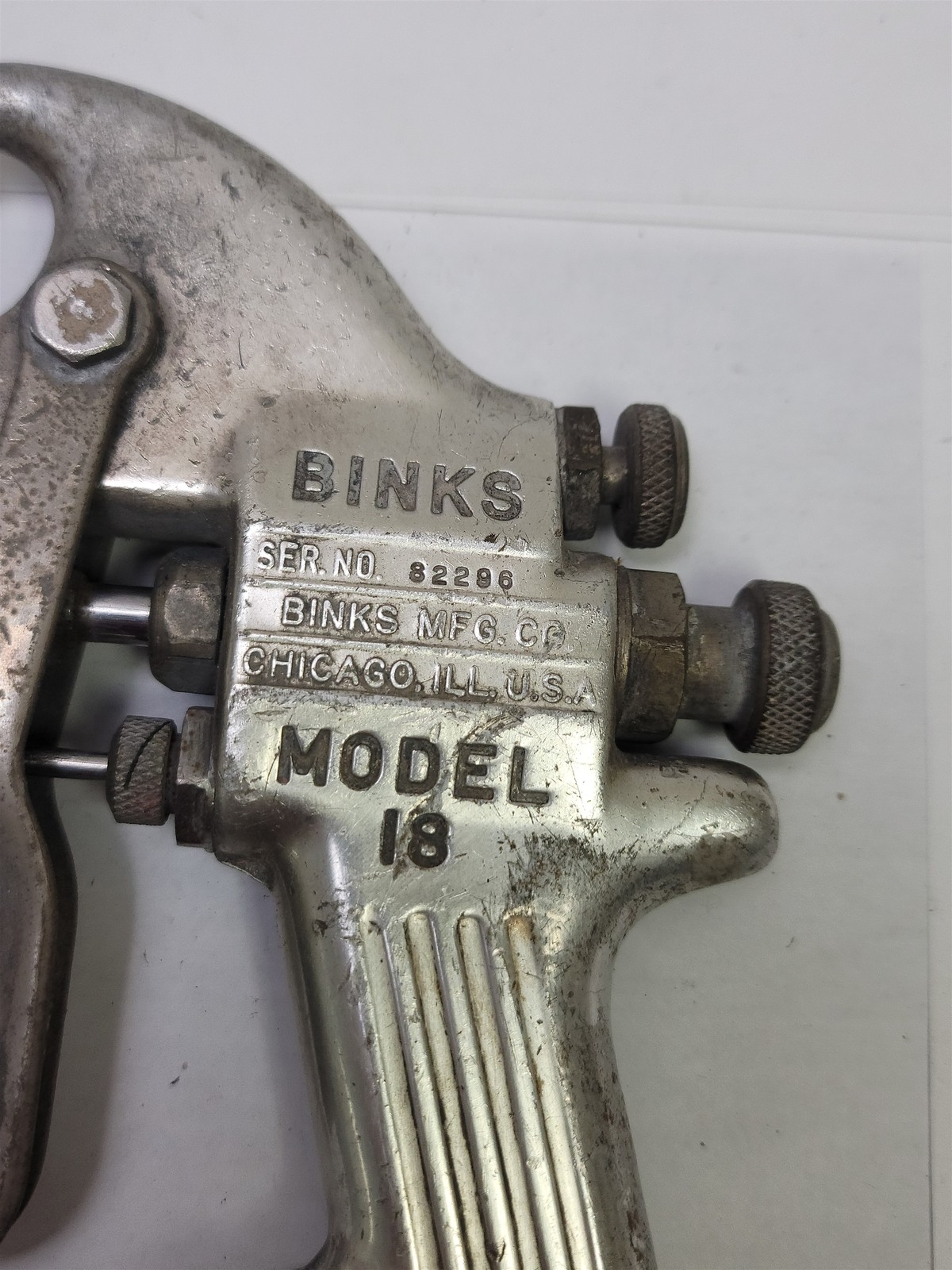 Vintage Binks Model 18 Spray Gun - Made in Chicago USA