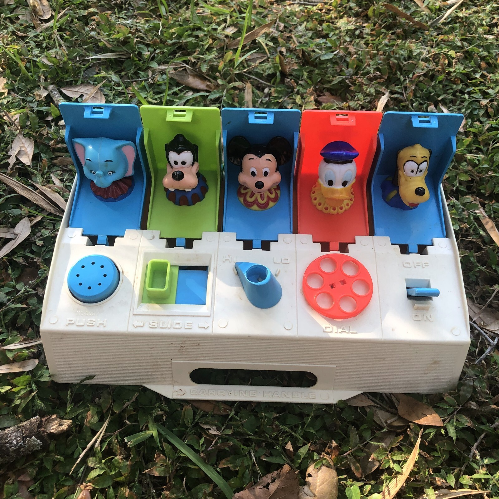 Vintage Busy Poppin Pals  Disney Preschool Toy Dexterity Mickey Kohner Bros