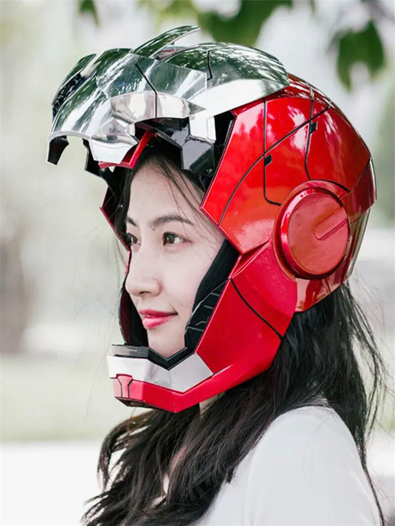 Autoking Iron Man Helmet MK5 1/1 Voice-controlled Mask Transform Cosplay Prop