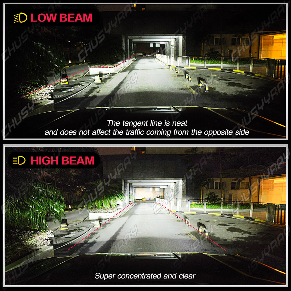 For Kawasaki KFX700 2004-2009 2004-2009 LED Headlight Kit H4 6000K White Bulbs