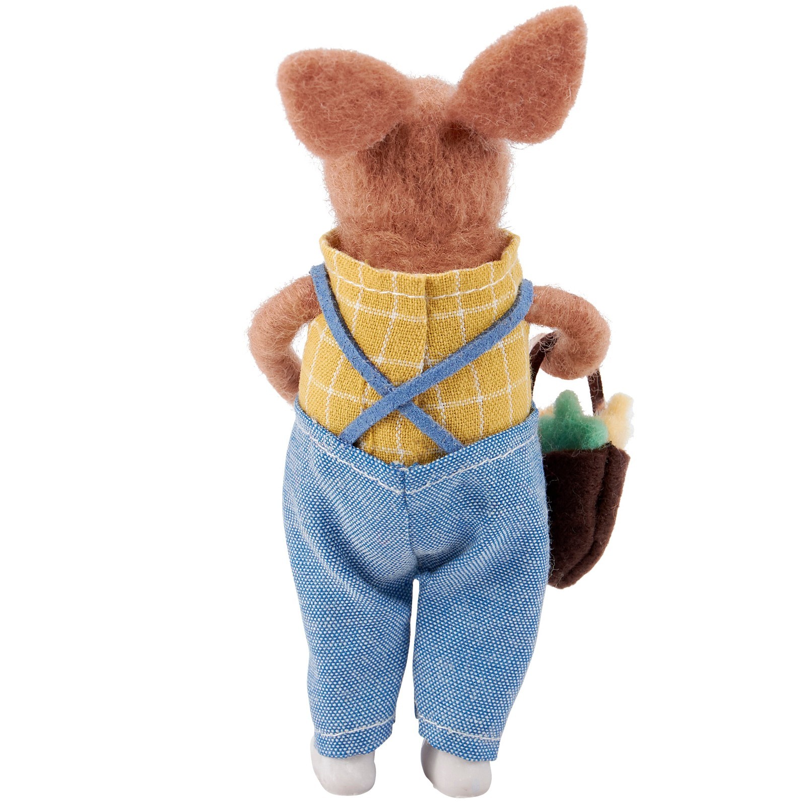 Primitives by Kathy Lot 5 Felt Critter Farmhouse Pig Sheep Cow Chicken Rabbit