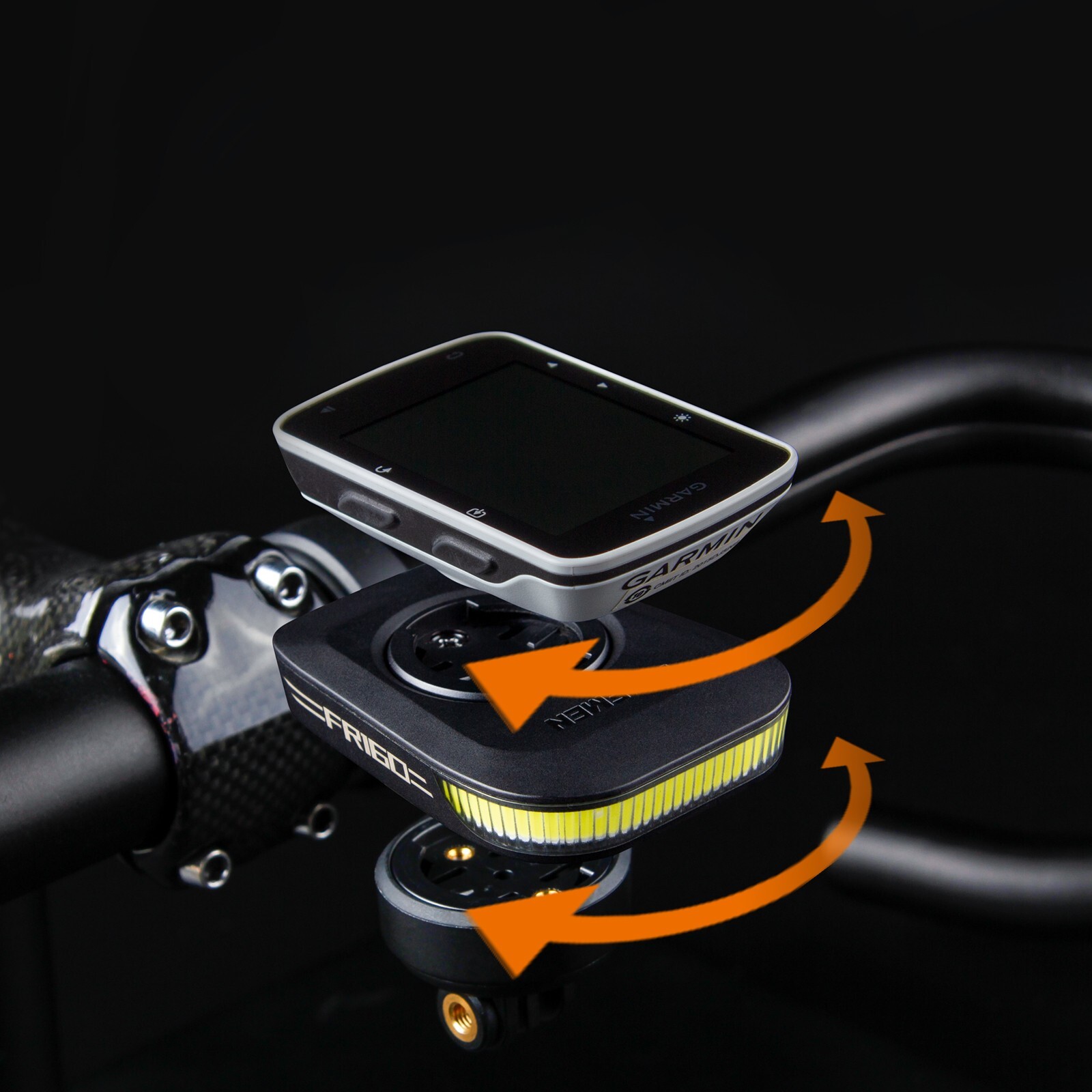 RAVEMEN FR160 For Garmin Bike Head Light PRO Out-Front Bicycle Flashing Safety