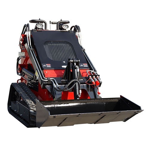 HT Mini Skid Steer Loader Tracked 13.5HP B&S EPA Gas Engine for Gardens Farming