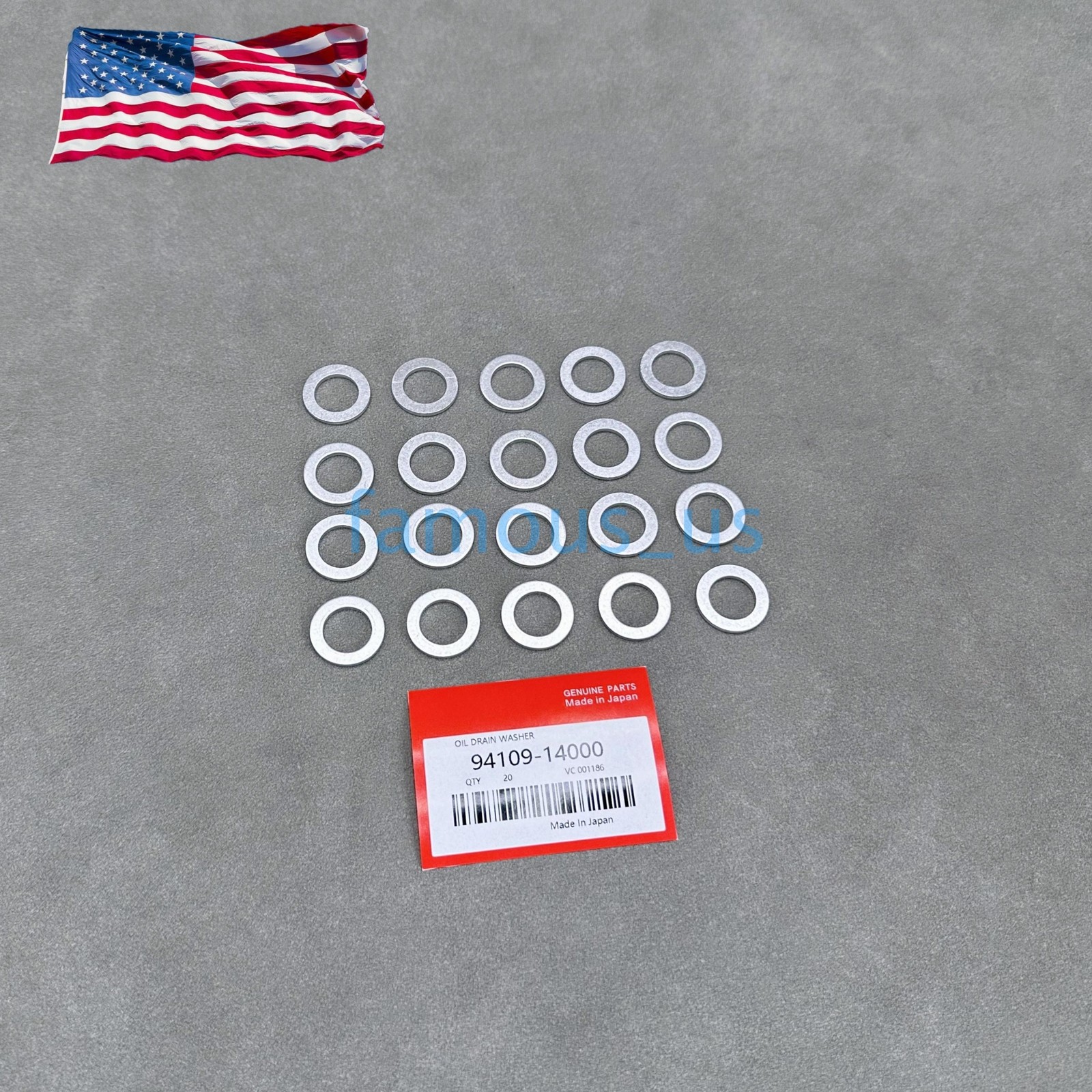 OEM 20X 14MM OIL DRAIN PLUG CRUSH WASHERS 94109-14000 FOR HONDA/ACURA USA!!