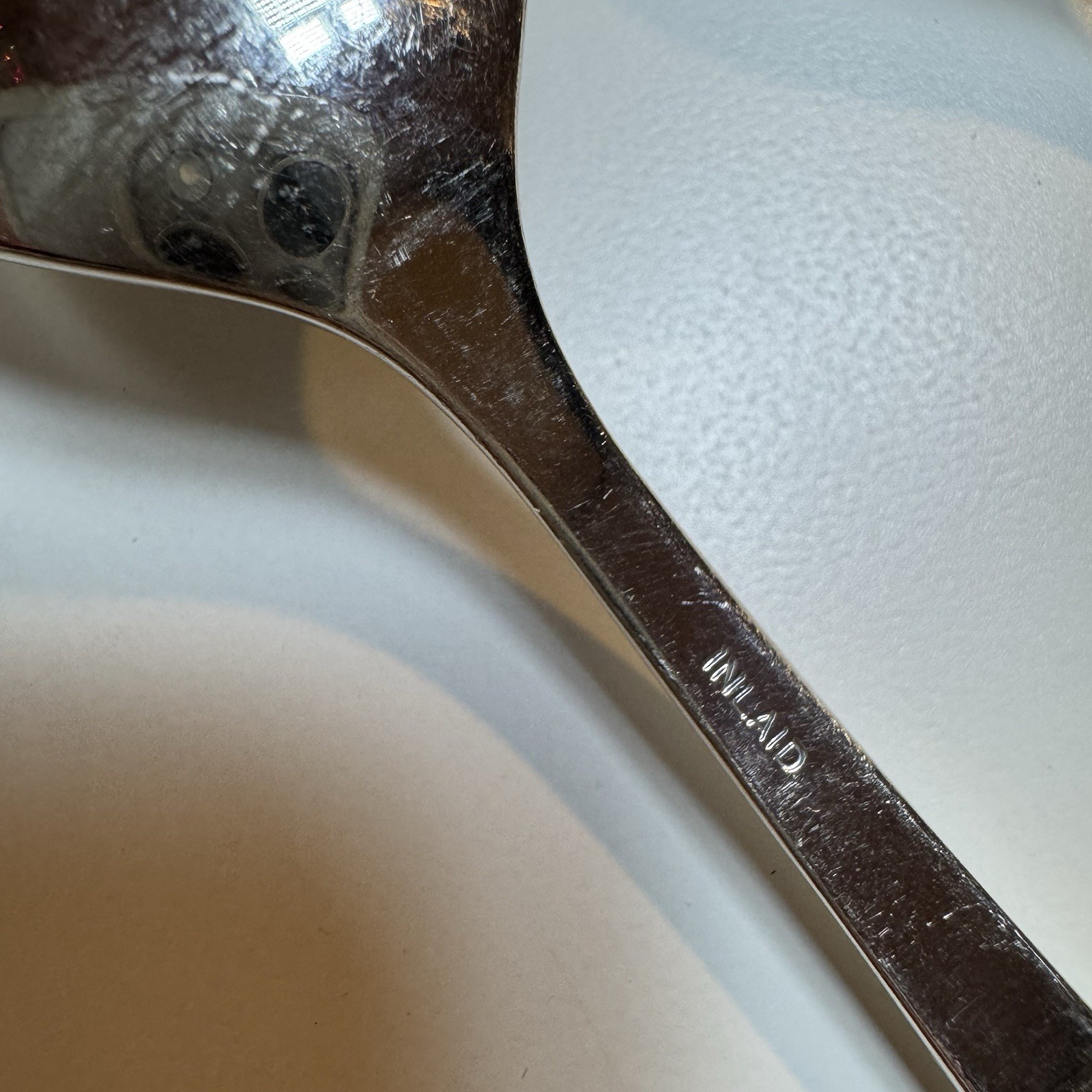 Set of 6 International Deep Silver Silverplate 1966 ~ Laurel Mist Tablespoon