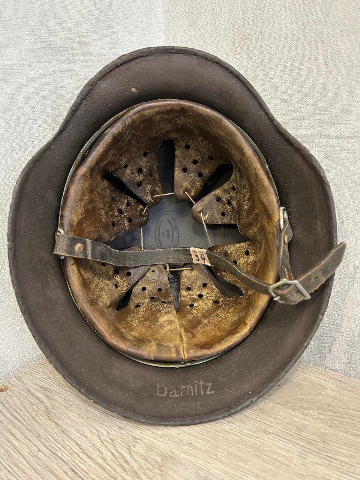 German Helmet M40 WW2 Combat helmet M 40 WWII size 64.